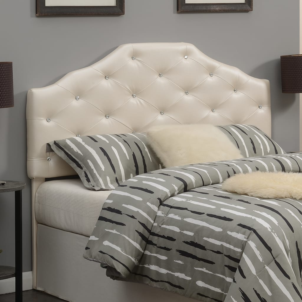 Steve Silver Dayton Pearl Upholstered Queen Headboard
