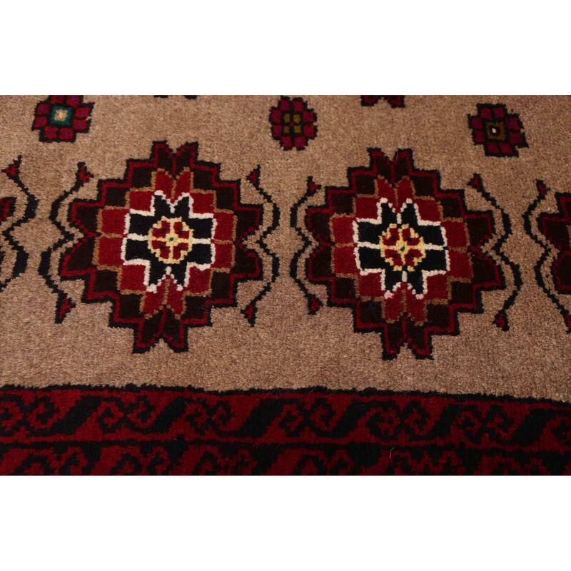 ECARPETGALLERY Hand-knotted Teimani Tan Wool Rug - 3'4 x 5'8