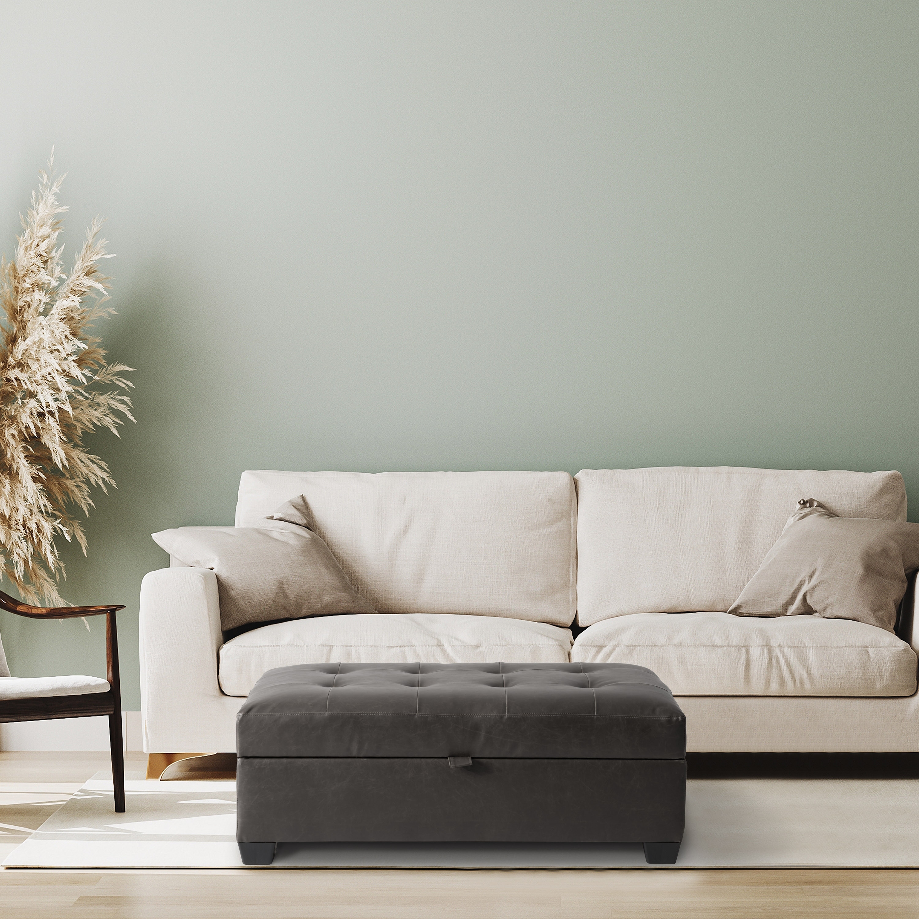 Antonio Tufted Storage Ottoman Bed Bath Beyond 34831123
