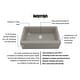preview thumbnail 62 of 65, Karran Farmhouse/Apron-Front Quartz Single Bowl Kitchen Sink Kit