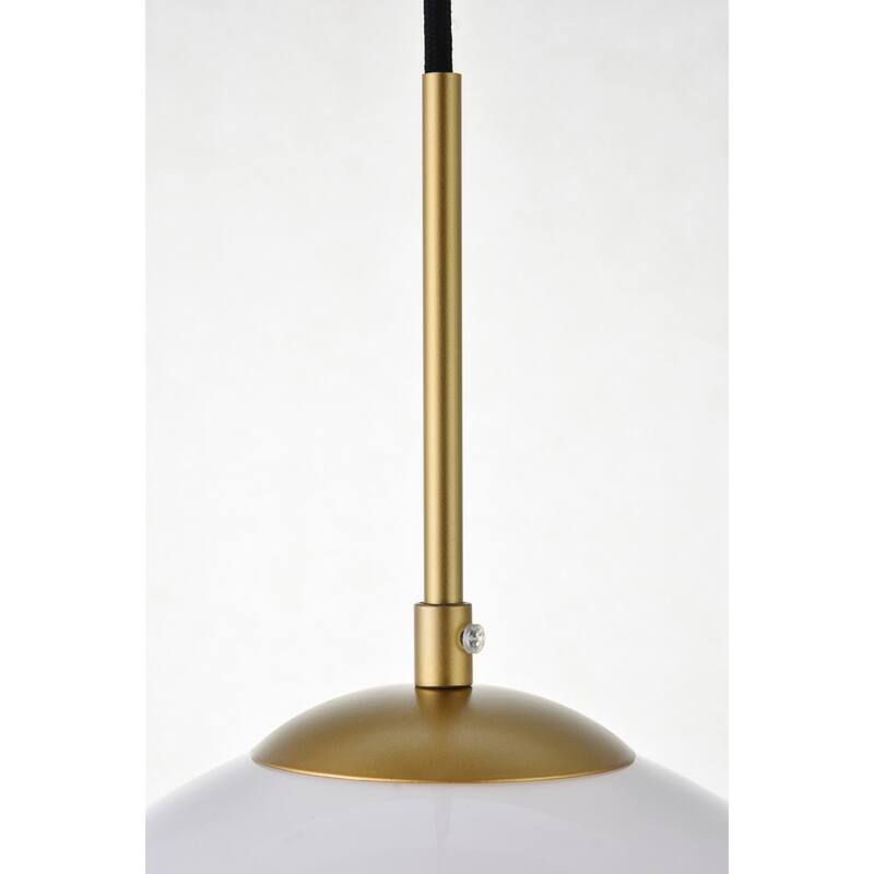 Elegant Lighting Baxter 7 Light 54" Wide Linear Pendant with Frosted