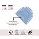 preview thumbnail 50 of 58, Hampton Crochet Bathmat 100% Cotton Non-Slip Bathroom Rug Set, Machine Washable Bath Rug, 5 Piece Bath Mat Set with Contour