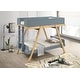 preview thumbnail 5 of 13, Frankie Mid-Century Modern Wood Twin Over Twin Bunk Bed
