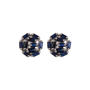 Genuine Blue Shire Baguette Stud Earring Earrings Genuine Blue Shire Baguette Stud Earring Earrings Studs