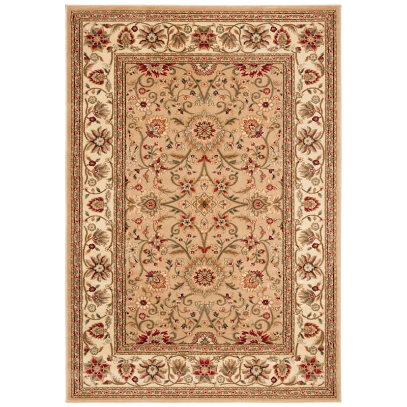 SAFAVIEH, Lyndhurst Marsha Traditional Area Rug - 5'3" x 7'6" - Beige/Ivory