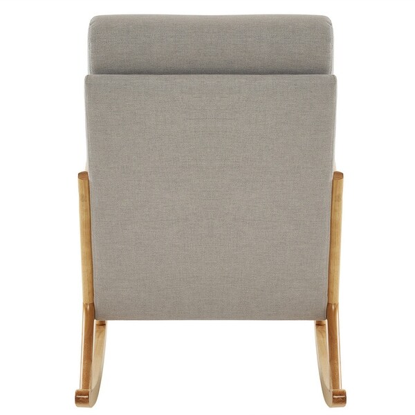 39.37'' W High-Back Dual-Use Upholstered Rocking Chair 39.37'' W High-Back Dual-Use Upholstered Rocking Chair