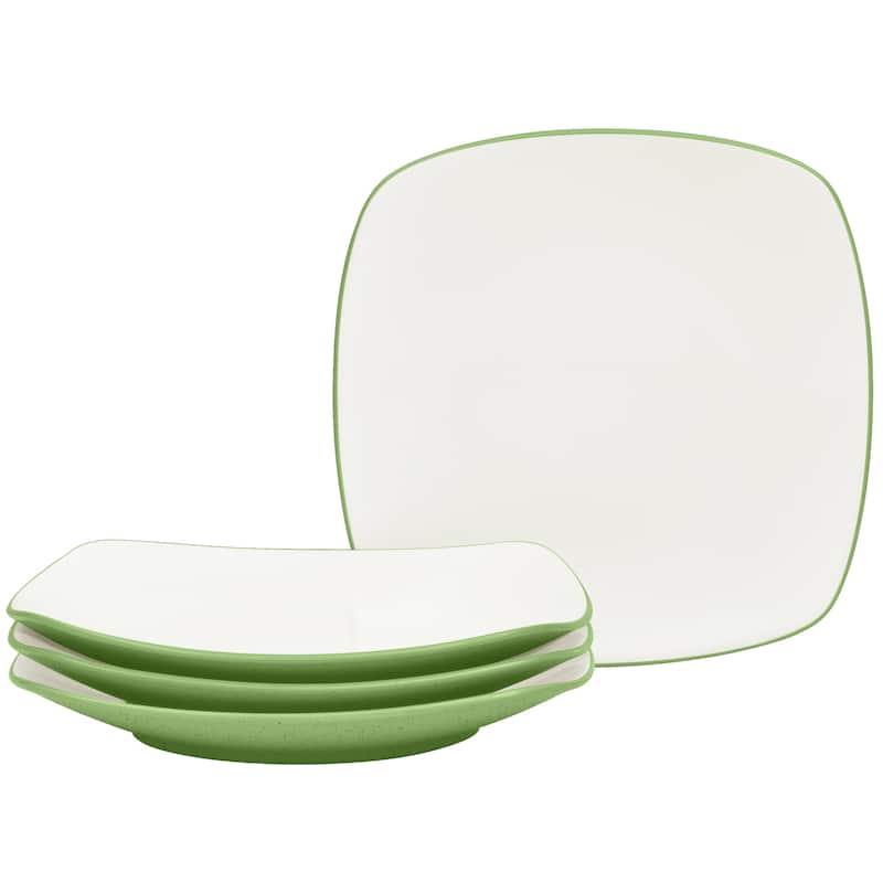 Noritake Colorwave Set Of 4 Square Dinner Plates, 10-3/4" - Apple