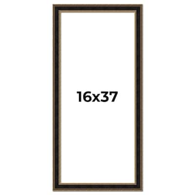 16x37 Frame Gold Antique Vintage Sold Wood Picture Frame | 1.75 Inch