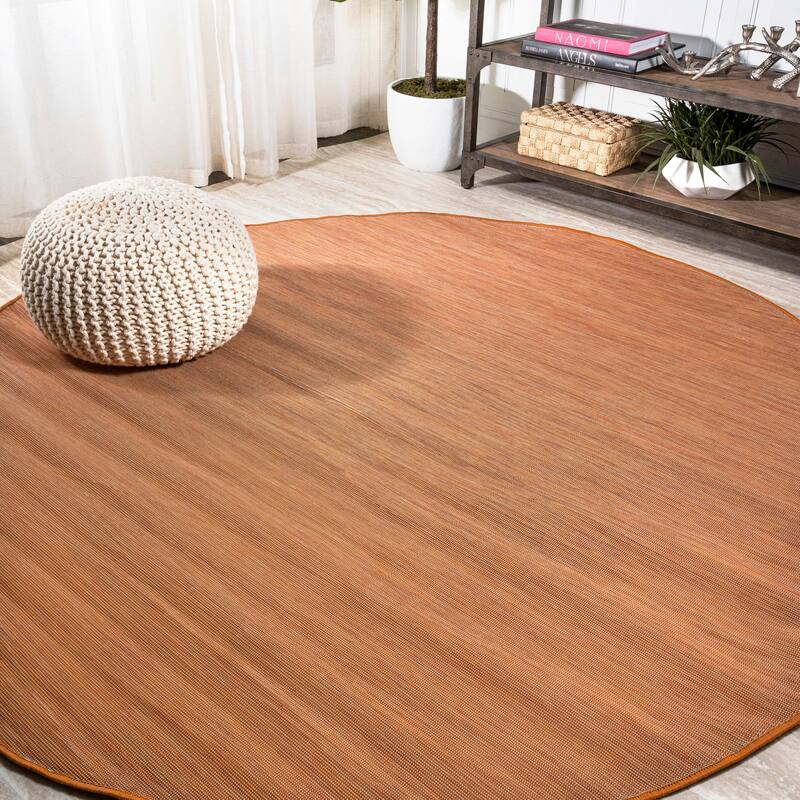 JONATHAN Y Bo Modern Flatweave Solid Area Rug