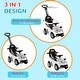 preview thumbnail 4 of 6, 3-in-1 Push Car for Toddlers, Sliding Ride-On Car with Removable Handle, Canopy, Music & Safety Guardrail for Kids 1-3 Years