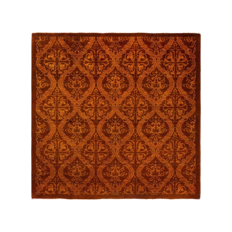 Vibrance One-of-a-Kind Handmade Area Rug - Gold, 5' 10" x 6' 0" - 5' 10" x 6' 0"