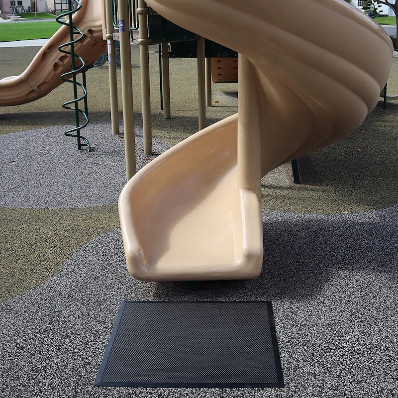 Rubber-Cal Playground Slide Landing Mat