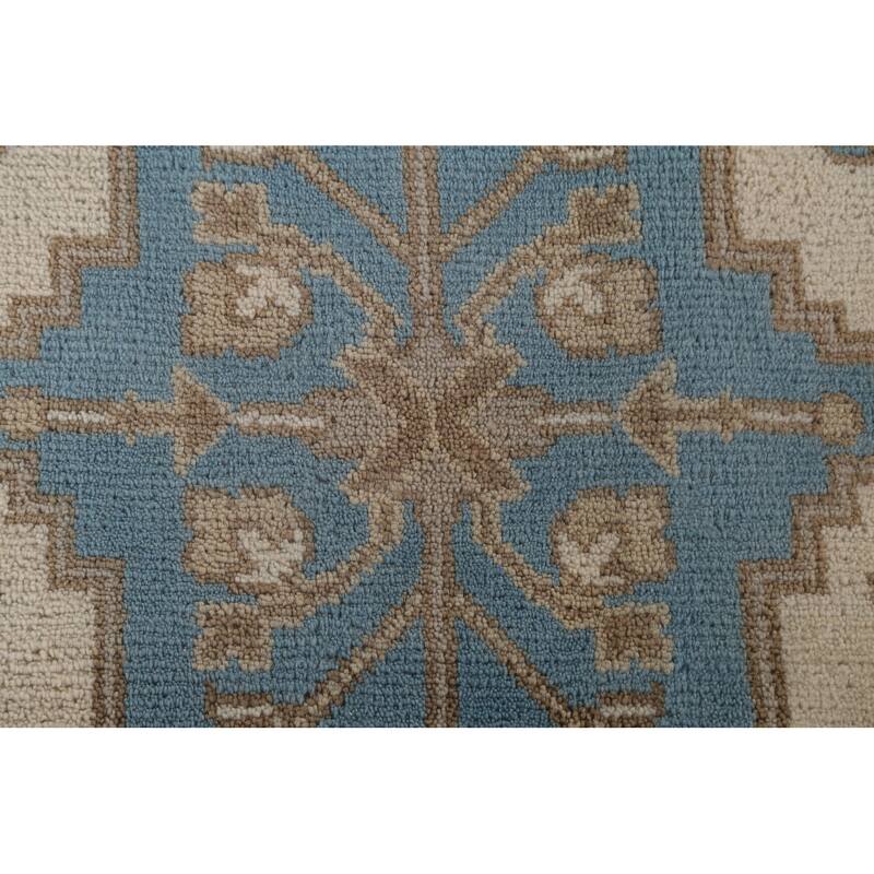 Oushak Indian Area Rug Handmade Wool Carpet - 8'0"x 10'2"
