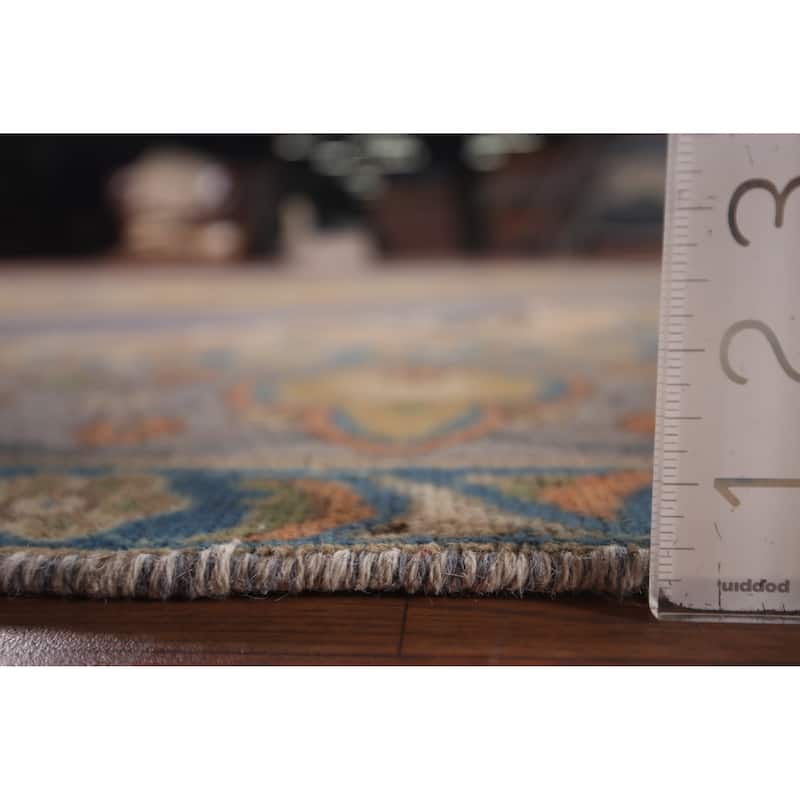 Blue Tabriz Persian Vintage Area Rug Handmade Living Room Wool Carpet - 8'0"x 11'7"