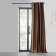 preview thumbnail 67 of 70, Exclusive Fabrics Grommet Blackout Faux Silk Taffeta 108-inch Curtain (1 Panel)