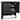 Wall mounted bathroom cabinet black