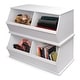 preview thumbnail 6 of 38, Badger Basket Two Bin Stackable Storage Cubby