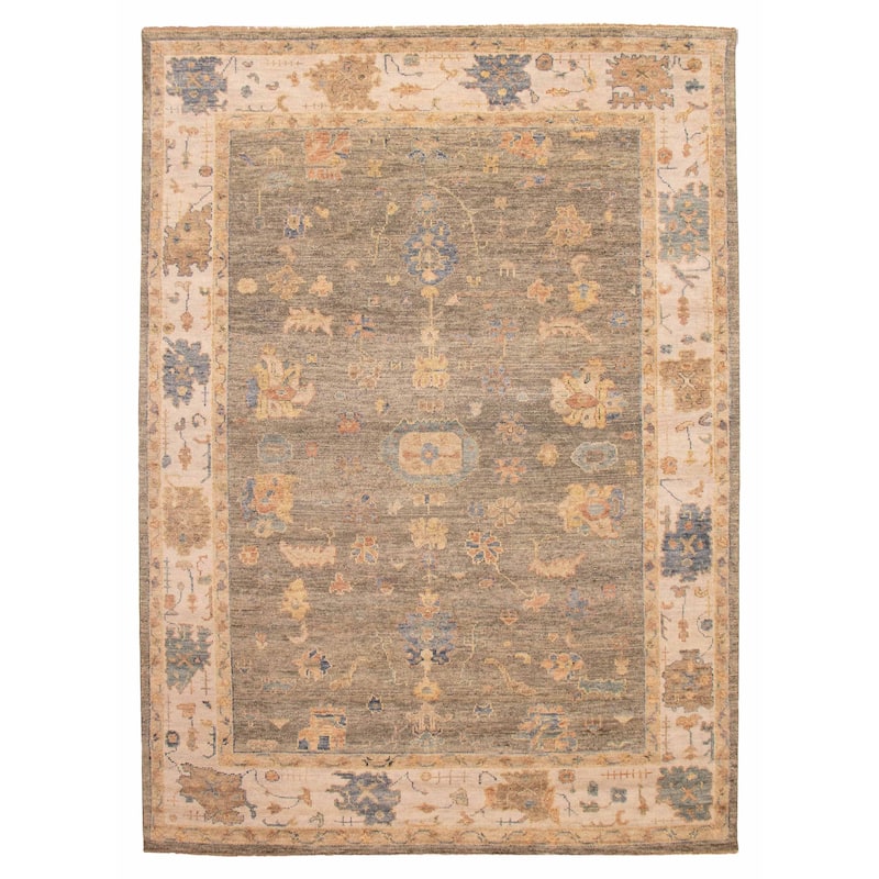 ECARPETGALLERY Hand-knotted Jules Serapi Taupe Wool Rug - 10'0 x 13'9 - Taupe - 10'0 x 13'9