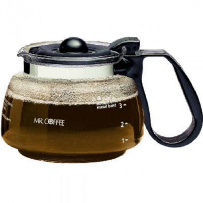 Mr Coffee Nd4 2 Replacement Decanter With Black Lid Amp Handle 4 Cup