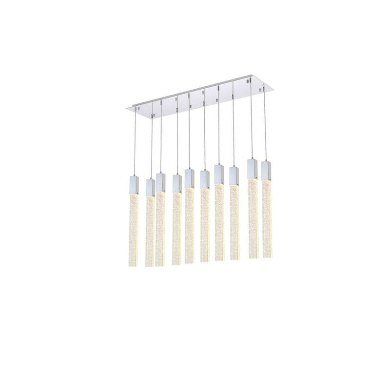 Walker 10 Light Pendant - 42 inch - Chrome