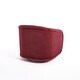 preview thumbnail 10 of 29, Swivel Accent Chair, 360-degree Swivel Barrel Chair with Velvet Fabric Upholstery, Comfy Pumpkin-Shaped Swivel Chair
