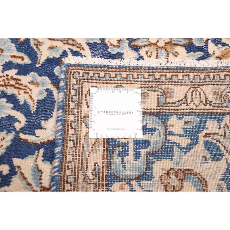 ECARPETGALLERY Hand-knotted Antalya Vintage Navy Wool Rug - 6'9 x 10'1