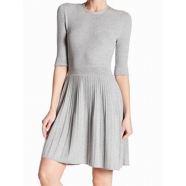 eliza j fit and flare sweater dress