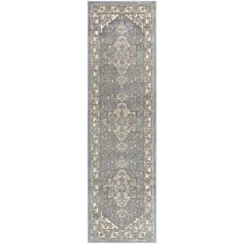 Makos Power Loomed Distressed Area Rug By HomeRoots