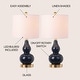 preview thumbnail 68 of 81, Anya 20.5" Mini Glass LED Table Lamp, Gray by JONATHAN Y
