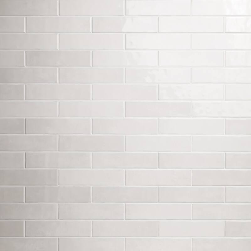 Ackland AKNPTHOK3X12G-CA Hoku - 3" x 12" Ceramic Rectangle Wall Tile - - Pearl