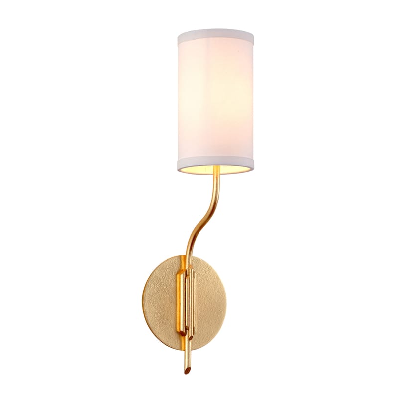 Troy Lighting Juniper 1-light Textured Gold Leaf Wall Sconce