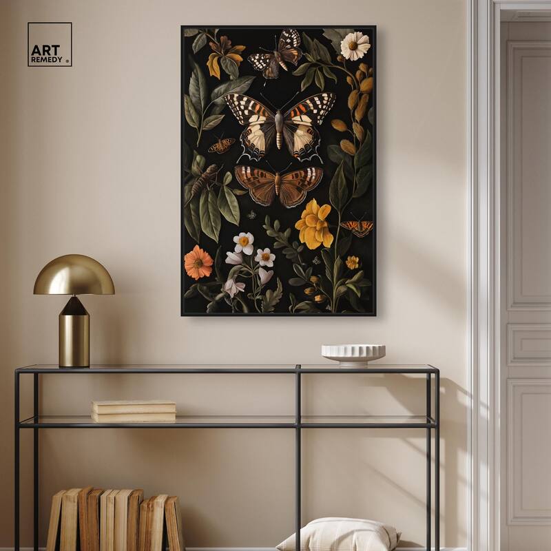 Winged Visitors I Canvas by Art Remedy