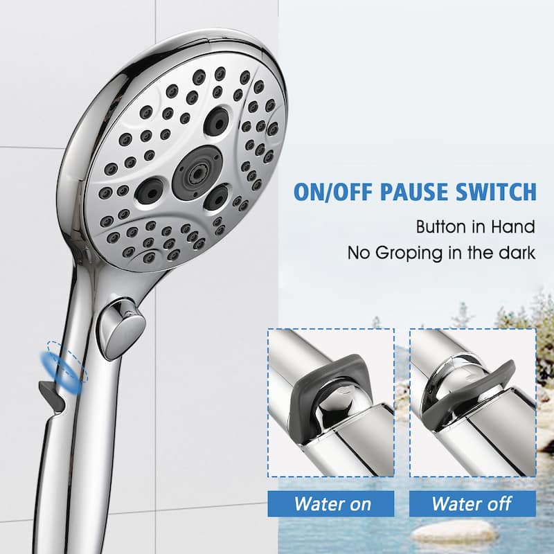 PROOX Bathtub Spout w/ 6Sprayer Handheld Shower