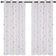 preview thumbnail 18 of 54, Deconovo Gold Star Foil Room Darkening Curtains for Kids 2 Panels