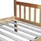 preview thumbnail 16 of 41, Twin Rubber Wood Bunk Bed with Trundle, Convertible into 2 Twin Size Beds, Twin Size Bunk Bed with Ladder and Safety Guardrails