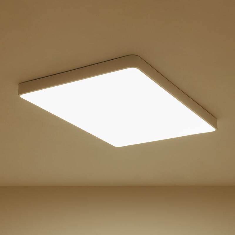 Dimmable LED Wide Rectangular Flush Mount Light 33.9 in