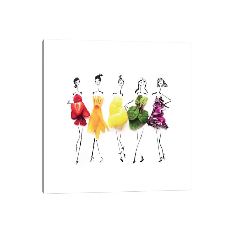 iCanvas "Rainbow" by Gretchen Roehrs Canvas Print