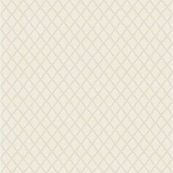 slide 2 of 7, Fine Decor Santina White & Silver Trellis Wallpaper