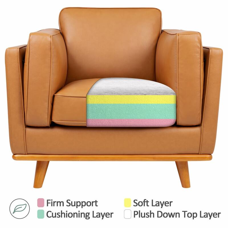 MCombo Napa Leather Couch, Leather Sofa