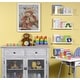 preview thumbnail 2 of 5, Wallniture Denver Wood Bookshelf Nursery Decor White Floating Shelves Toy Storage (Set of 4)