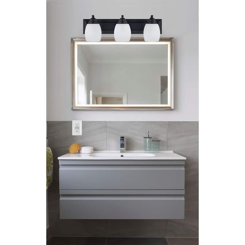Canarm Griffin 3 Light 24" Wide Bathroom Vanity Light