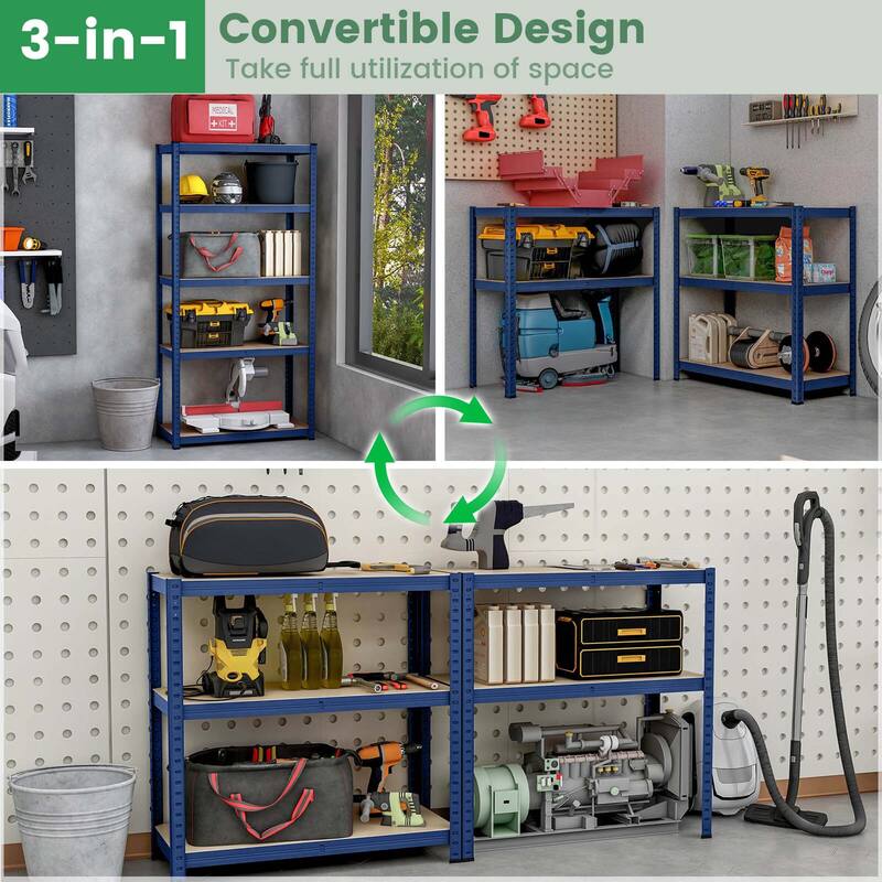 Costway 5 Tier Adjustable Garage Shelving Unit with 2000 lbs Max Load - See Details
