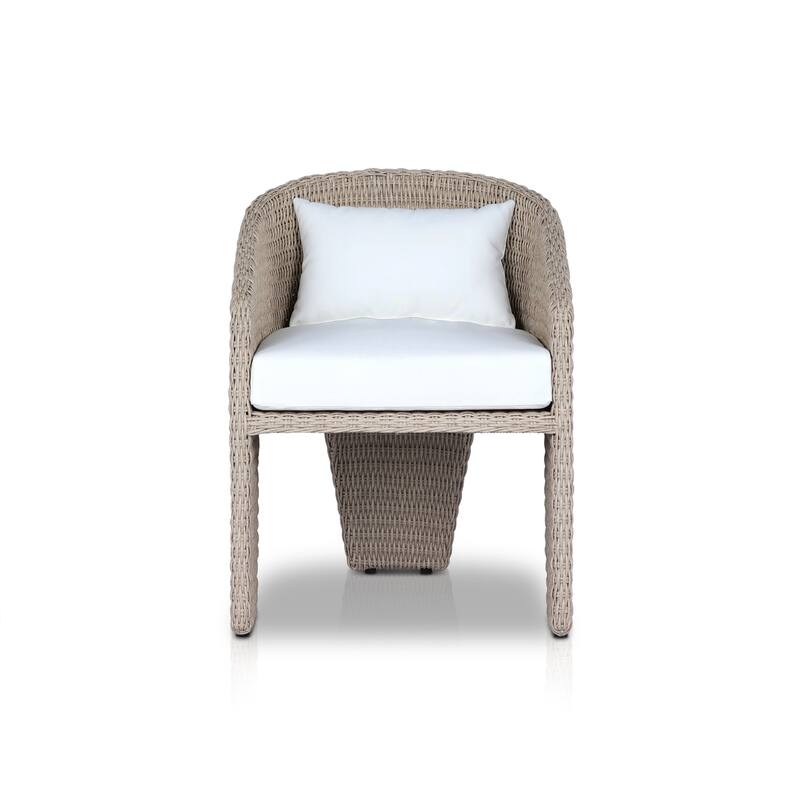 Marissa Outdoor Dining Chair-Vintage White