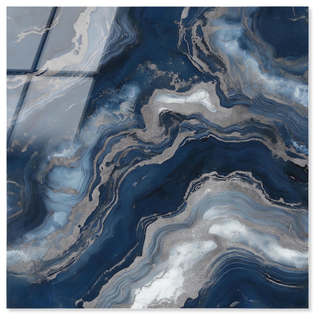 Deep Sea Geode I Acrylic by Art Remedy, Ready to Hang