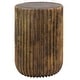 preview thumbnail 1 of 2, Uttermost Peaks And Valleys Gold Accent Table - 14"W x 20"H x 14"D