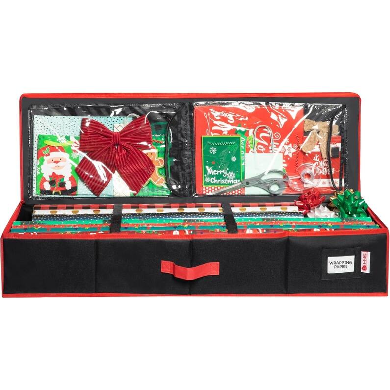 Hold N' Storage - Wrapping Paper Storage Container. Fits up to 27 Rolls 1.37" Diam.