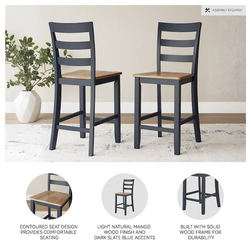 Signature Design by Ashley Gesthaven Counter Height Barstool - 17" W x 21.5" D x 41.38" H