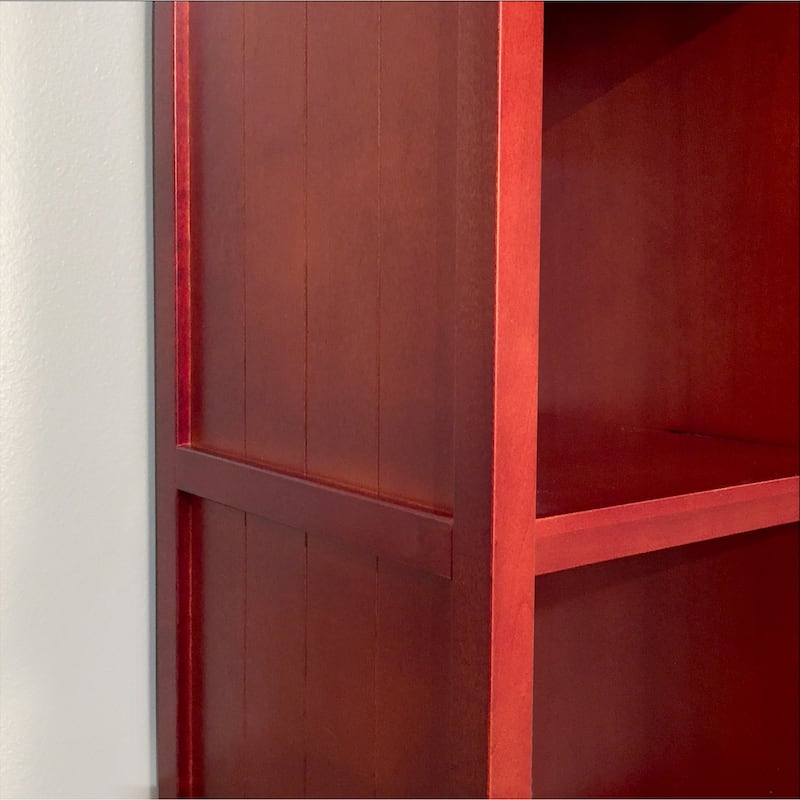 John Louis Home Solid Wood 4 Tall Cube Organizer