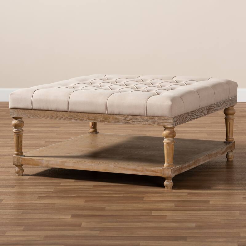 The Gray Barn Windy Ridge Modern and Rustic Cocktail Ottoman