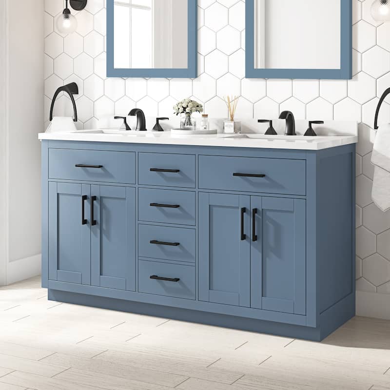 OVE Bailey Bathroom Vanity with Power Bar